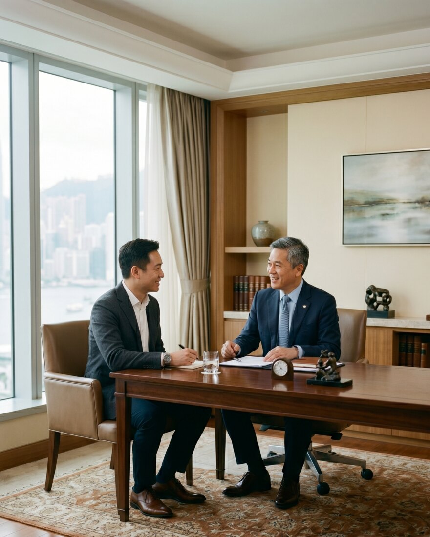 鼎盛信託 — 受託人與客戶的信託諮詢會面